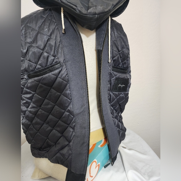 SEAN JOHN, Knit & Leather Jacket - Picture 2 of 9